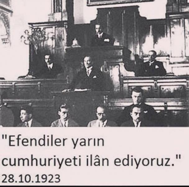 97'ci YILINDA 29 EKİM CUMHURİYET BAYRAMINIZ KUTLU OLSUN.